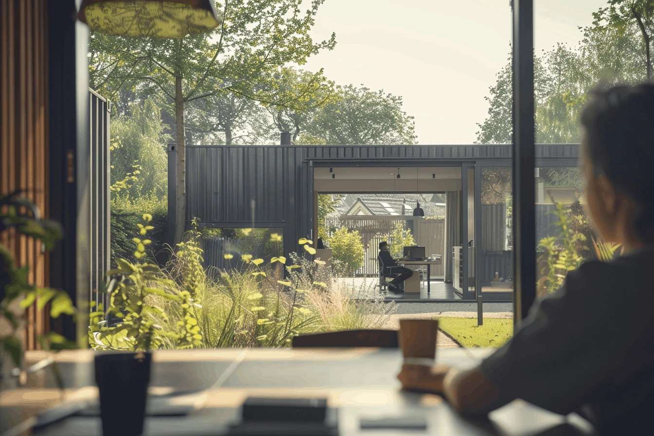Créer un bureau container dans son jardin : c’est possible ?